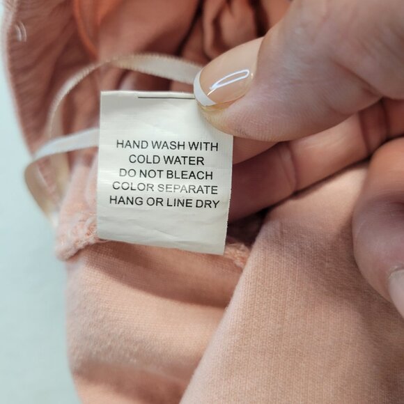 Altar'd State Size Medium Pink Corduroy Frayed Mini Skirt‎ Summer Flirty Pretty - Picture 7 of 7